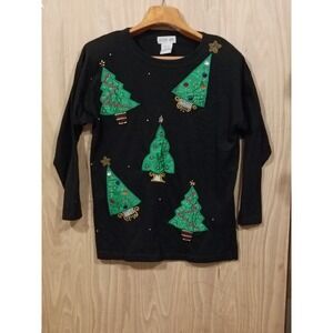 Victoria Jones Ugly Christmas Sweater Size Medium Ft Christmas Tree